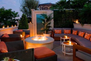 Roof Garden at The Peninsula Hotel - Beverly Hills